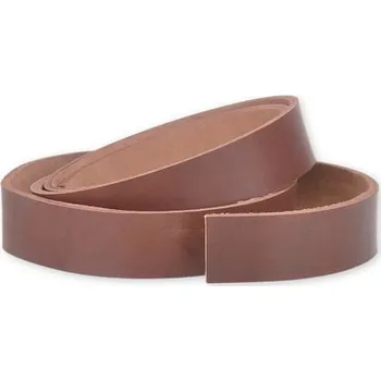 Karnevalový doplněk imago Hovězí kůže na opasek - hnědá, 3 cm, délka 130 cm