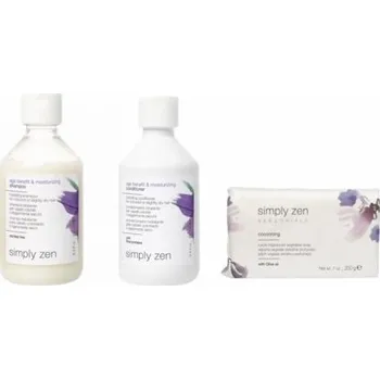 Kosmetická sada Simply Zen Sensorials Sada - Hydratační šampon 250 ml + kondicionér 250 ml + mýdlo balancing 200 g Dárková sada
