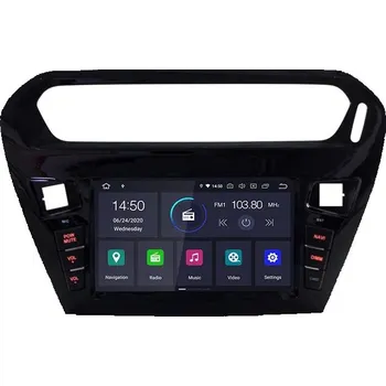 Auto Hi-Fi Autorádio s GPS navigací do Citroen Elysee černá