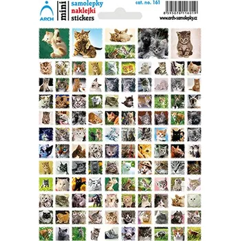 samolepka Školní minisamolepky Koťátka 161