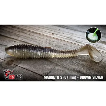Umělá nástraha Ripper Redbass Magneto S 67 mm Brown/Silver