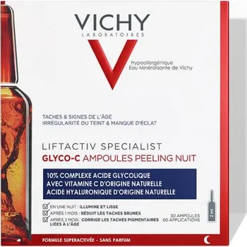 Pleťový krém Vichy Liftactiv Specialist Glyco-C ampule proti pigmentaci na noc 30 x 2 ml