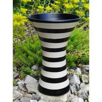 Talíř Dekorativní váza velká (pruhy, 25 cm)