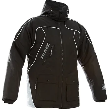 Pánské oblečení SALMING Boberg Thermo Jacket, Black Barva: Černá, Velikosti oblečení: 120