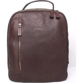 Kabelka Marta Ponti Velký pánský luxusní tmavěhnědý batoh Marta Ponti