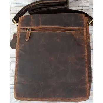 WILD Kožená Pánská Taška velká Trendy. 7730 V2m světlo-hnědá Barva: Hnědá