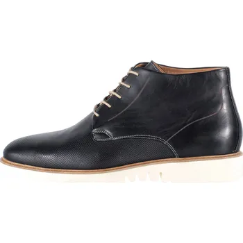 Pánská zimní obuv Pánská kožená kotníková obuv značky Ten Points TP 205031 101 Velikost: 43, barva: 101 černá