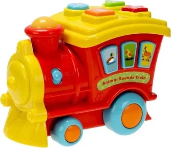 Hračka pro nejmenší Winfun Edukační lokomotiva červená/žlutá