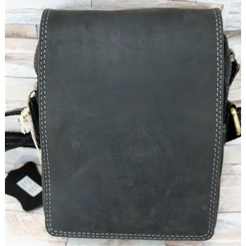 WILD Kožená Pánská Taška Malá Trendy. 7720 V2m černá Barva: Černá