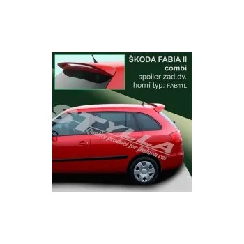 Tuning Zadní spoiler kšilt nad okno Škoda Fabia II combi -- od roku výroby 10/2007-