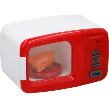 Dětský spotřebič Teddies Mikrovlnná trouba plastová na baterie se zvukem a světlem