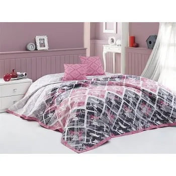 Přehoz na lůžko Přehoz Riviéra Růžový 220x240 + 2x 40x40 cm růžový