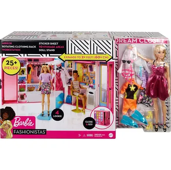 Panenka Mattel Barbie skříň snů