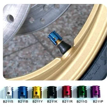 ventilky Hliníkové čepičky ventilků keiti piston - stříbrná (2ks)