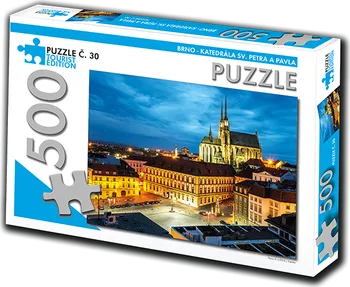 Puzzle Tourist Edition Katedrála sv. Petra a Pavla Brno 500 dílků 
