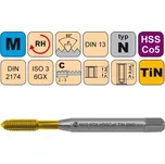 NÁSTROJE CZ Tvářecí závitník /CZZ2960/ pro metrický závit s mazací drážkou CZZ Závit: M6 6GX