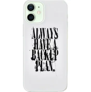 Odolné silikonové pouzdro iSaprio - Backup Plan - iPhone 12 mini