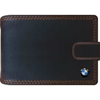Kožená Peněženka BMW pravá kůže hnědá RFID.