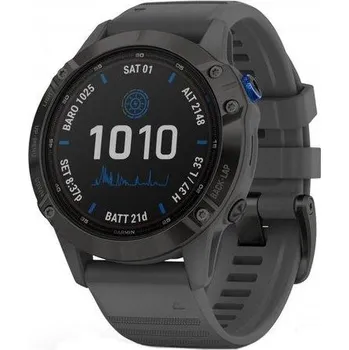 Garmin Fenix6 Pro Solar Black Slate Band MAP Music Zbozi.cz
