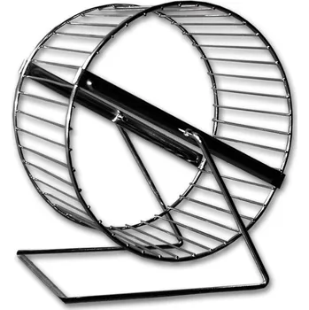 hračka pro malé zvíře Tommi Kolotoč pro hlodavce chromový 15 cm