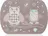 Banquet Retro oválné korkové prostírání 39 x 28 cm, Owls