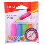 Deli Trojhranná nástavec na tužku Neon 4 ks