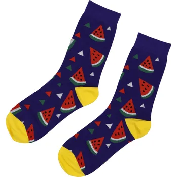 Dámské ponožky Veselé ponožky Meloun, fialové 35-39