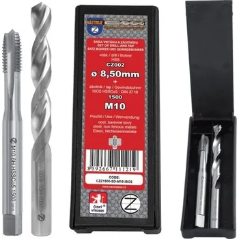 Ruční nářadí NÁSTROJE CZ Sada str.záv.M14x2 ISO2 HSSCo5 DIN376B+vrták CZ002-12,00