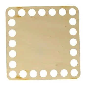 Dno na košík čtverec 10x10cm topol