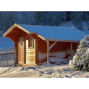 Zahradní domek Laura EKO 350x300 28 mm + přístřešek