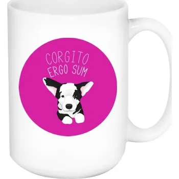 Hrnek velký s potiskem Hrnek Corgito Ergo Sum 400 ml