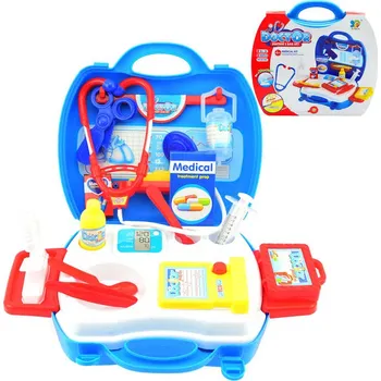 Hra na doktory Teddies Doktorský set 20 ks v plastovém kufříku