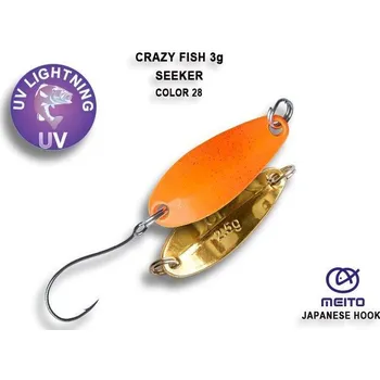 Plandavka Crazy Fish Seeker 28mm 3g color 28