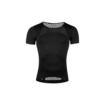 cyklistický dres Force triko funkční Summer krátký rukáv černá, vel. M-L