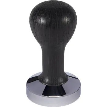 Buna café tamper, wenge, olej, 58 mm, nerez lesk, konvexní