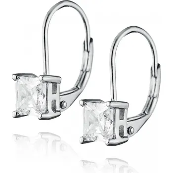 Náušnice NUBIS® Stříbrné náušnice se zirkonem 5mm - NB-3330