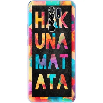 Pouzdro na mobilní telefon Odolné silikonové pouzdro iSaprio - Hakuna Matata 01 - Xiaomi Redmi 9