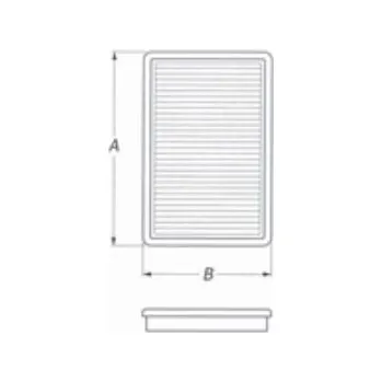 Vzduchový filtr BMC sportovní vložka vzduchového filtru pro Mitsubishi Magna TE/TF 2.4, 3.0, 3.5 141-197 hp