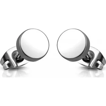 Náušnice Šperky4U Ocelové náušnice placičky, 3 mm - OPN1153-03