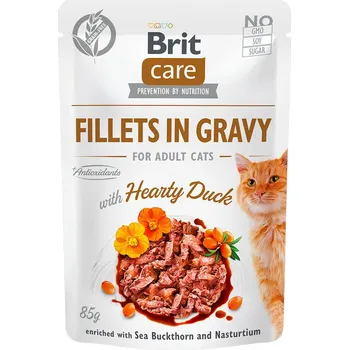 Volný čas Brit Care Cat GF Gravy Pouch ADULT Duck 12x 85 g