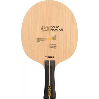 Pingpongová pálka Tibhar - Balsa Fibre 60 Tvar držátka: ST - rovné, Váha (gr): 70