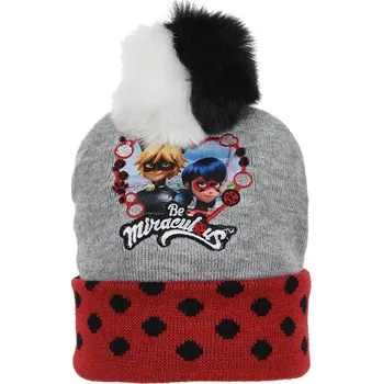 Módní doplněk SUN CITY Kulich čepice Kouzelná Beruška Velikost: ŠEDÁ 54