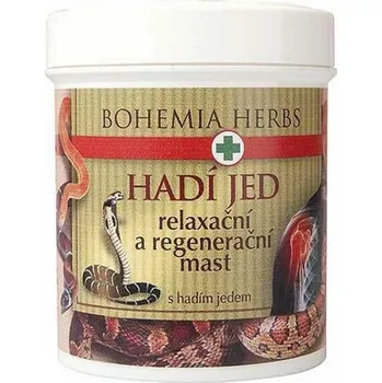 Bylinná léčivá mast Bohemia Herbs Regenerační mast s hadím jedem 125 ml