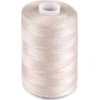 Nit Polyesterové nitě pro overlocky i klasické šití NTF 40/2 1000 m, barva 670 béžová světlá