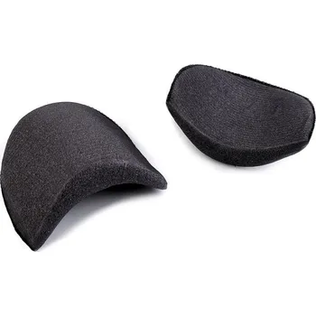 Vycpávky tloušťka 20 mm obšívané, barva černá