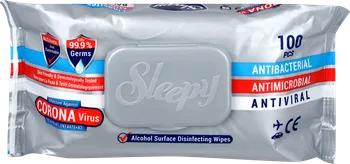 Hygienický ubrousek Sleepy 080240 dezinfekční vlhčené ubrousky 100 ks