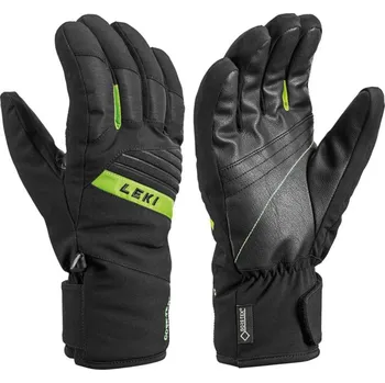 Sportovní chránič Lyžařské rukavice Leki Space GTX black/lime, 2020/21 - 8 LEKI - Výprodej