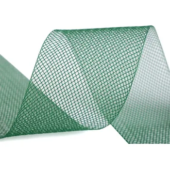 Modistická krinolína na vyztužení šatů a výrobu fascinátorů šíře 5 cm, barva 10 (CC13) zelená jedle