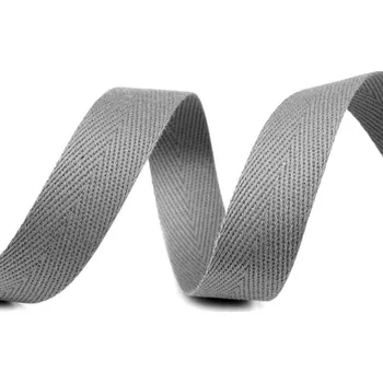Keprovka - tkaloun šíře 18 mm, barva 4022 šedá paloma