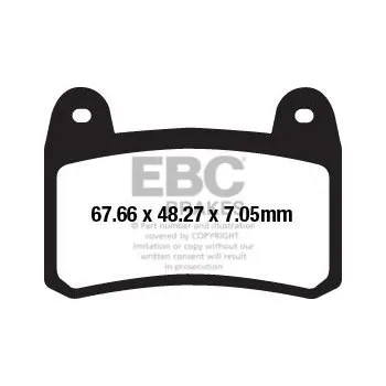 Auto-moto Brzdové destičky EBC FA658HH